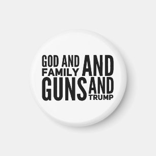 Imán Hombres, Dios Y Familia, Pistolas Y Trump Por Patr