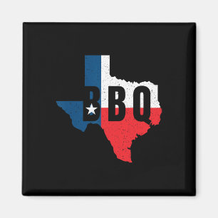 Imán Hombres Divertido Texas Bbq Asando o Fumando Carne