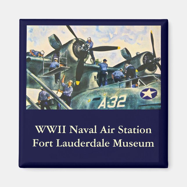 Imán Hombres en el trabajo (Frente)