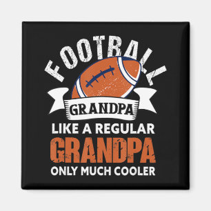Imán Hombres Fútbol Abuelo Fun Abuelo Americano