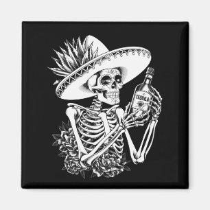 Imán Hombres México Vintage Esqueleto Día De Los Muerto