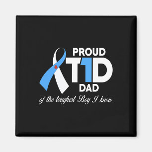 Imán Hombres Orgullosos De T1D Papá De Hijo Diabetes Se