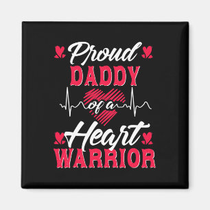 Imán Hombres Orgullosos Papi De Un Guerrero Del Corazón