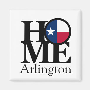Imán HOME Arlington Texas Magnet