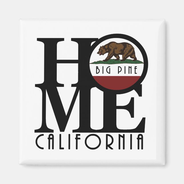 Imán HOME Big Pine California (Frente)