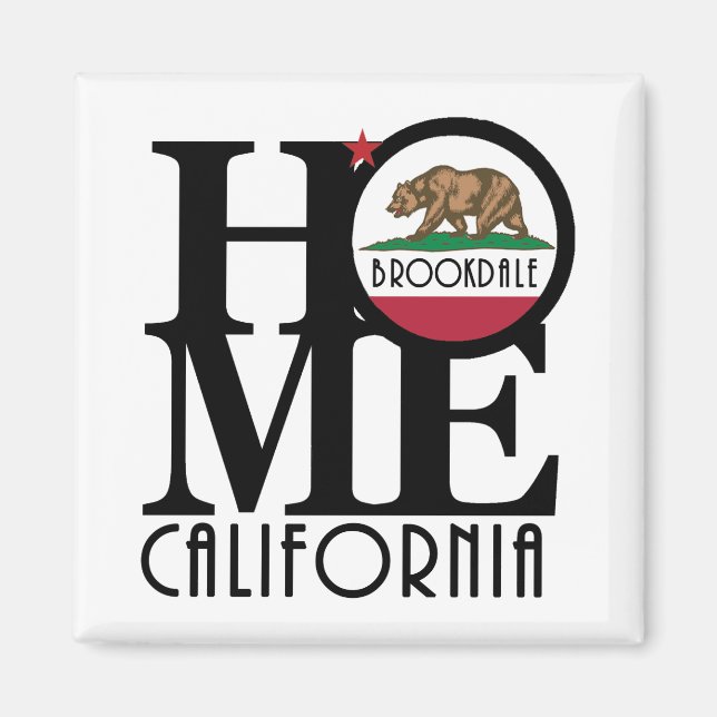 Imán HOME Brookdale California (Frente)