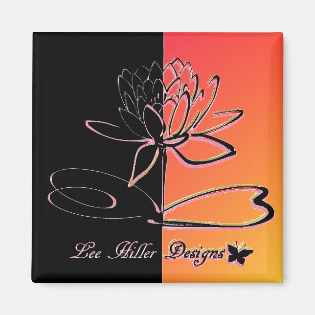 Imán Home Decor Accents Sunrise Coral (Frente)