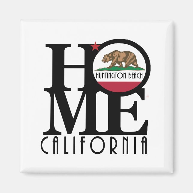 Imán HOME Huntington Beach California (Frente)
