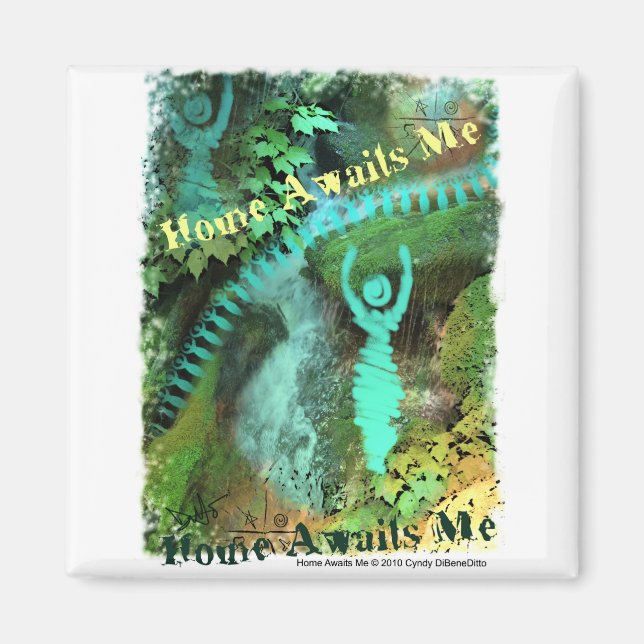 Imán Home me espera (Frente)