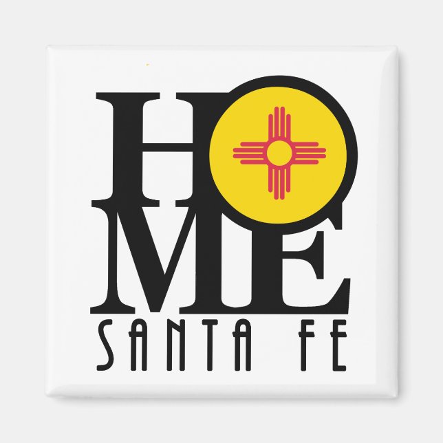 Imán HOME Santa Fe Nuevo México (Frente)