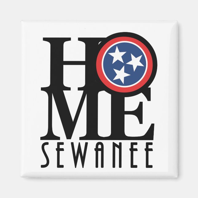 Imán HOME Sewanee Tennessee (Frente)