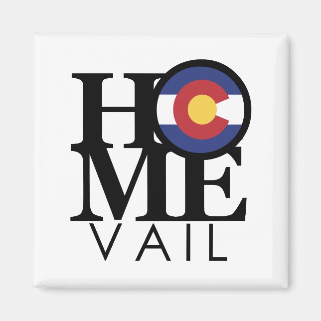 Imán HOME Vail Colorado (Frente)