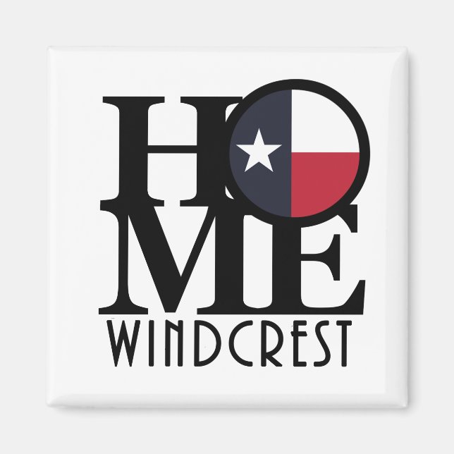 Imán Home Windsrest Texas (Frente)