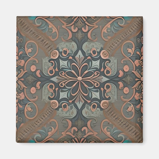 Imán Homely cottage pattern (Frente)