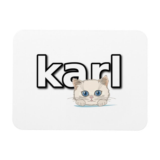 Imán Homenaje a Karl Lagerfeld (Horizontal)