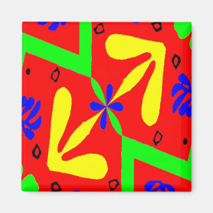 Imán Homenaje a los diseños de Matisse