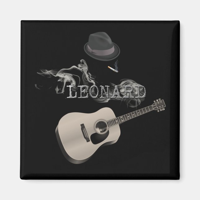 Imán Homenaje al cigarrillo Leonard (Frente)
