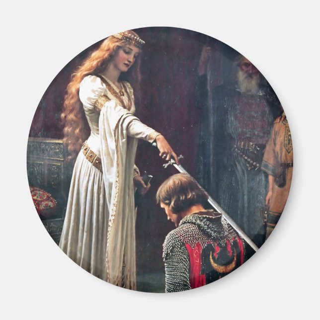 Imán Homenaje de Edmund Blair Leighton (Frente)