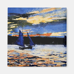 Imán Homer - Postcard de Gloucester Sunset