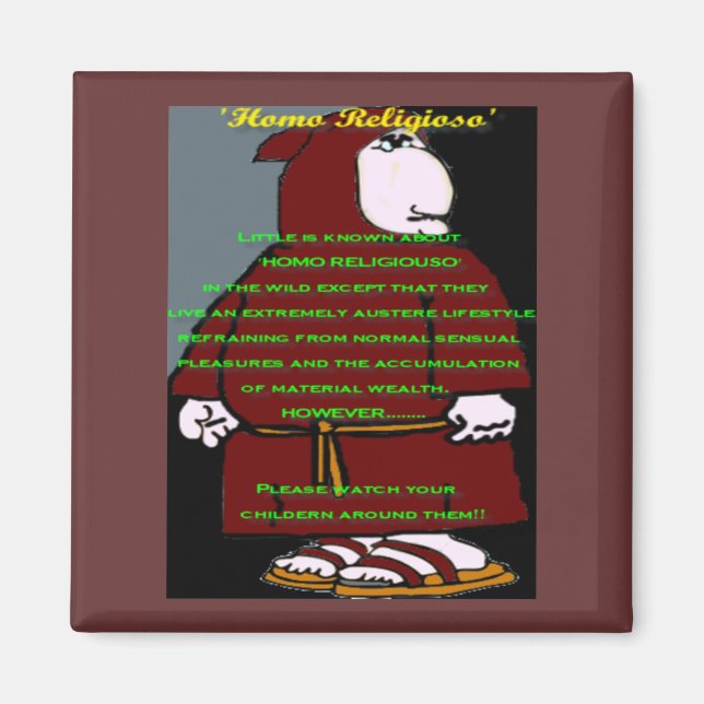 Imán Homo Religioso estudio (Frente)