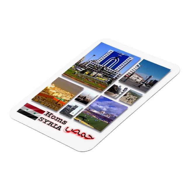 Imán Homs - Siria - Mosaico - Magnet (Lado Izquierdo)