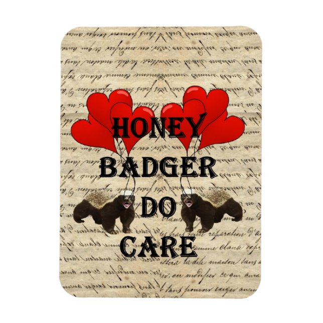 Imán Hone badger do care (Vertical)
