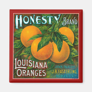 Imán Honestidad Naranjas de Louisiana