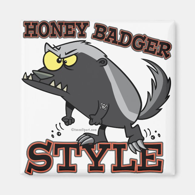 IMÁN HONEY BADGER STYLE (Frente)