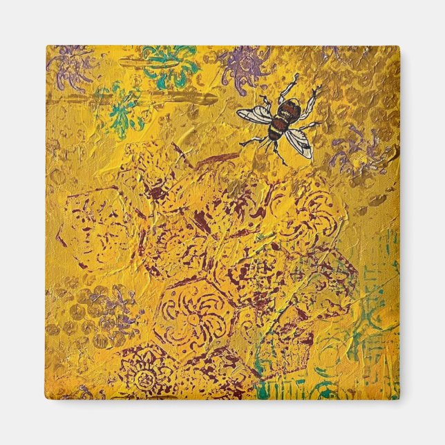 Imán Honey Bee Magnet (Frente)