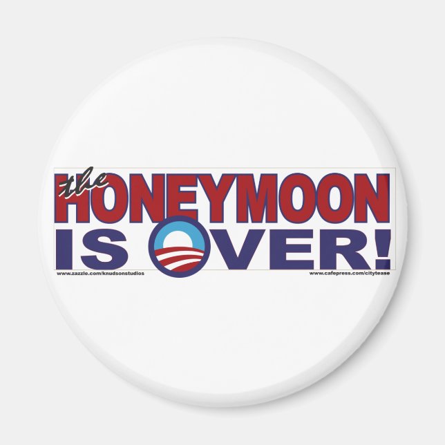 IMÁN HONEY-MOON-IS-OVER (Frente)
