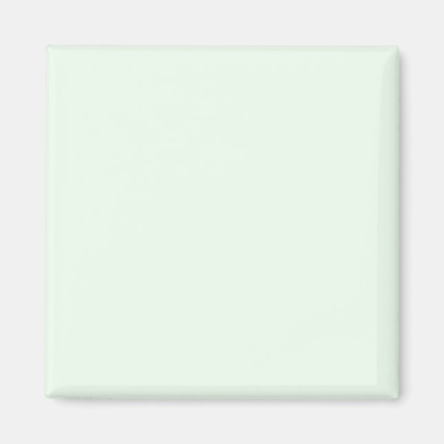Imán Honeydew Melon Green F0FFF0 Color con opción Nombr (Frente)