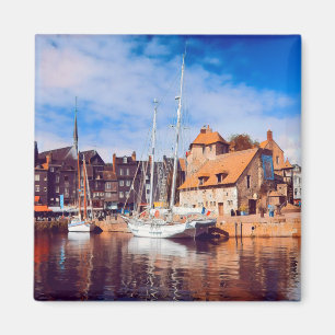 Imán HONFLEUR - acoplamiento - viejo muelle - panorama