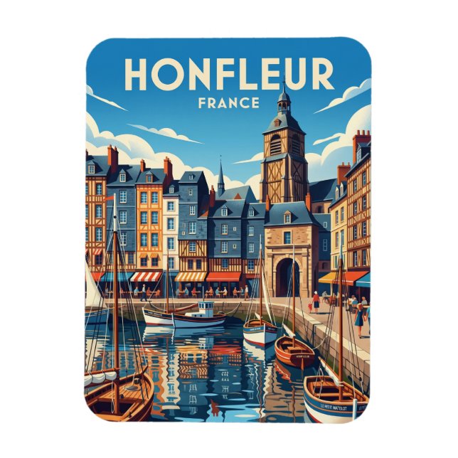 Imán Honfleur Francia (Vertical)