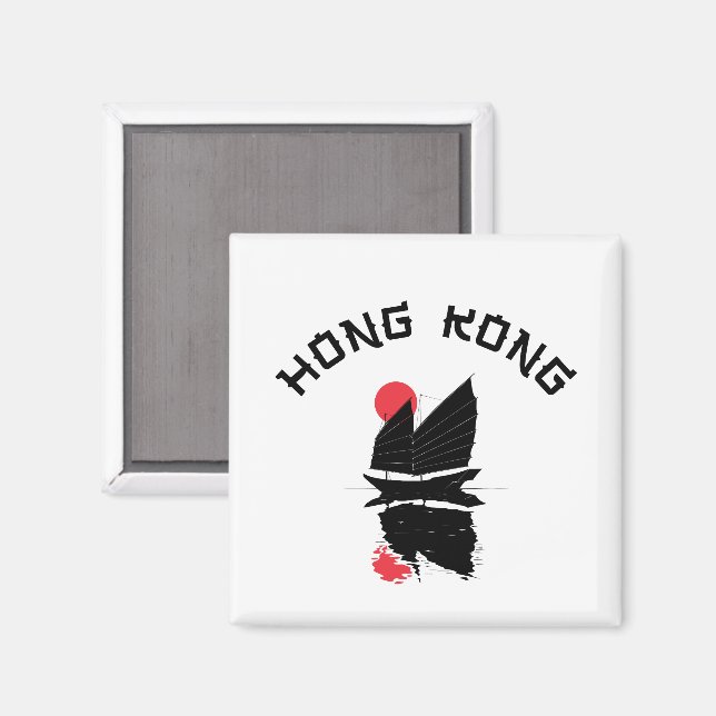 Imán Hong Kong  (Anverso/Reverso)