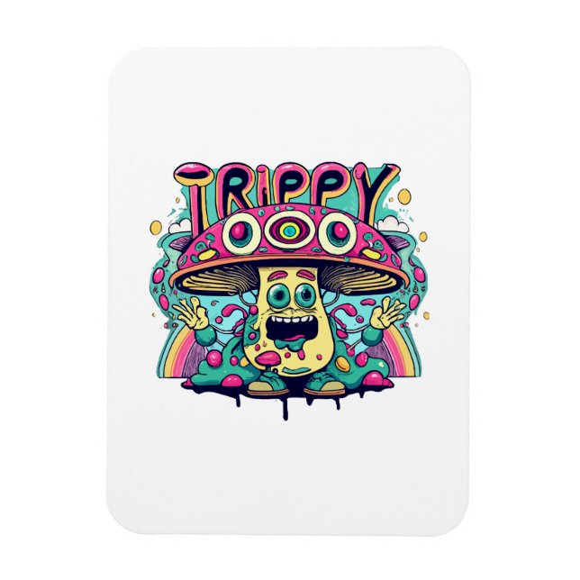 Imán Hongo Feliz Alucinógeno (Vertical)