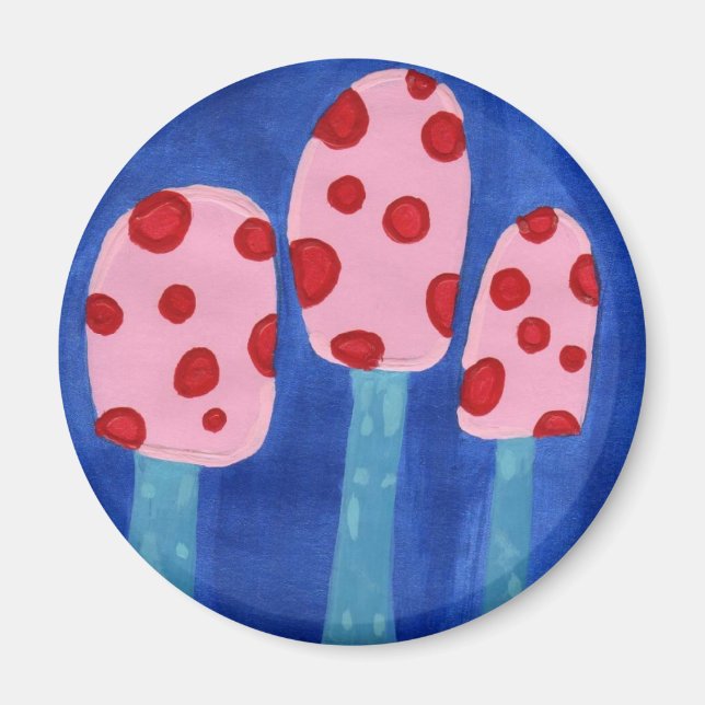 Imán Hongos, manchados (Frente)