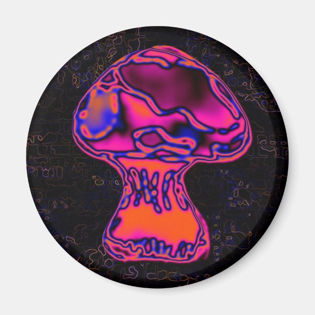 Imán hongos psicodélicos (Frente)