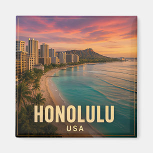 Imán Honolulu Hawái EE. UU. Isla Waikiki Viajes 🌺