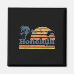 Imán Honolulu Hawái Playa Vintage Surf 70s Retro Ha