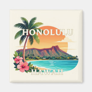 Imán Honolulu Hawái punto de referencia de Diamond Head