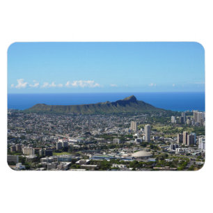Imán Honolulu Hawaii Photo Magnet