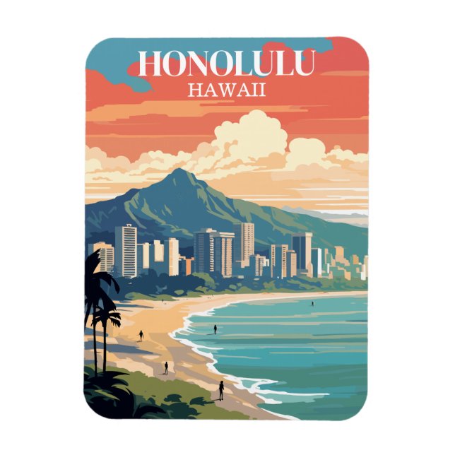 Imán Honolulu, Hawaii: Travel Vintage (Vertical)