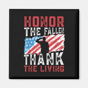 Imán Honor The Fallen Gracias Al Veterano Vivo