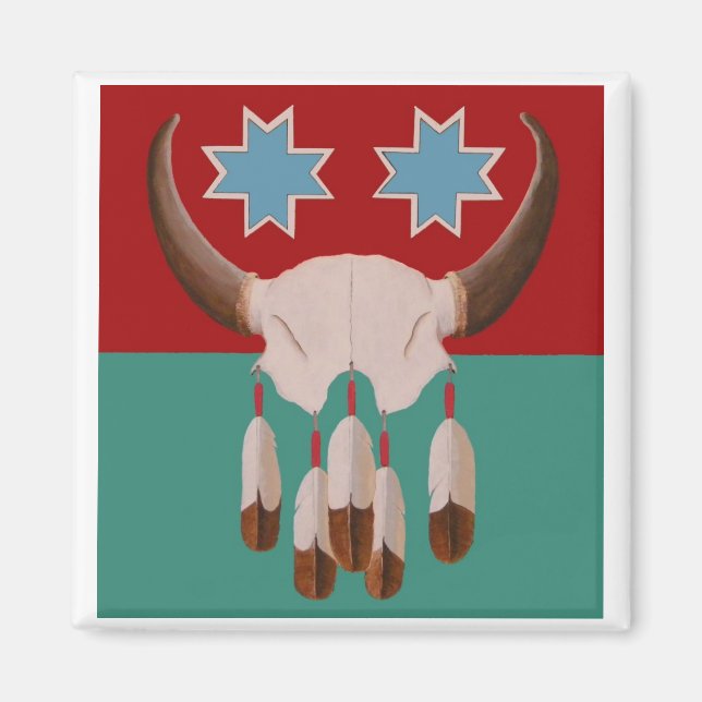 Imán Honrando el espíritu búfalo (Frente)