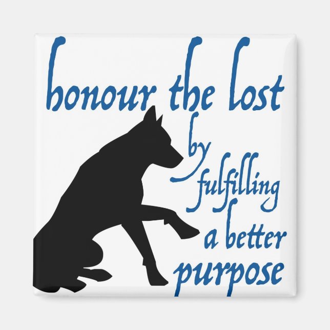 Imán honrar a los perdidos (Frente)