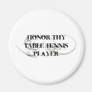 Imán Honre a Thy jugador de tenis de mesa