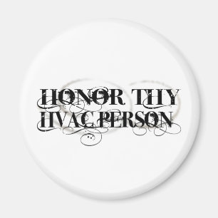 Imán Honre a Thy persona de la HVAC