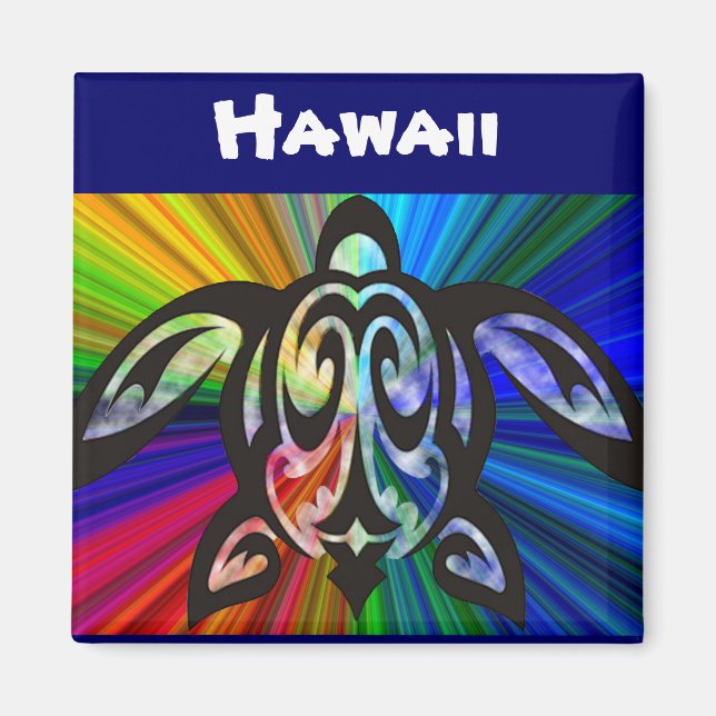 Imán honu de la tortuga hawaiana (Frente)