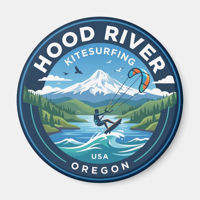 Imán Hood River EE. UU. (Frente)