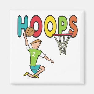 Imán Hoops de baloncesto